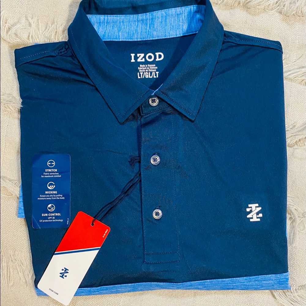 Izod Men's Polo Shirt - Dark Blue